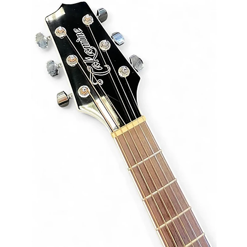 Used Takamine GD34CE Black Acoustic Electric Guitar