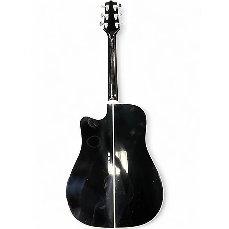 Used Takamine GD34CE Black Acoustic Electric Guitar