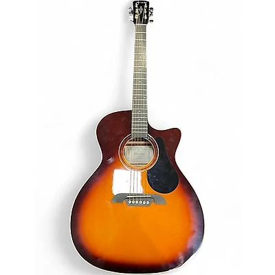 Used Alvarez Regent RG260CESB 2 Color Sunburst Acoustic Electric Guitar