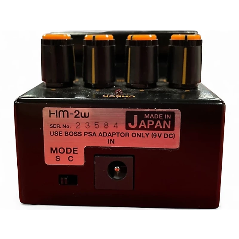 Used BOSS HM2W Heavy Metal Effect Pedal