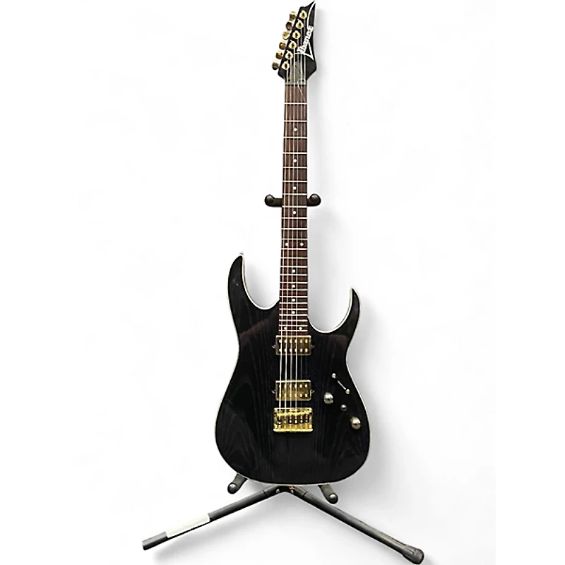Used Ibanez RG421HPAH Trans Gray Solid Body Electric Guitar
