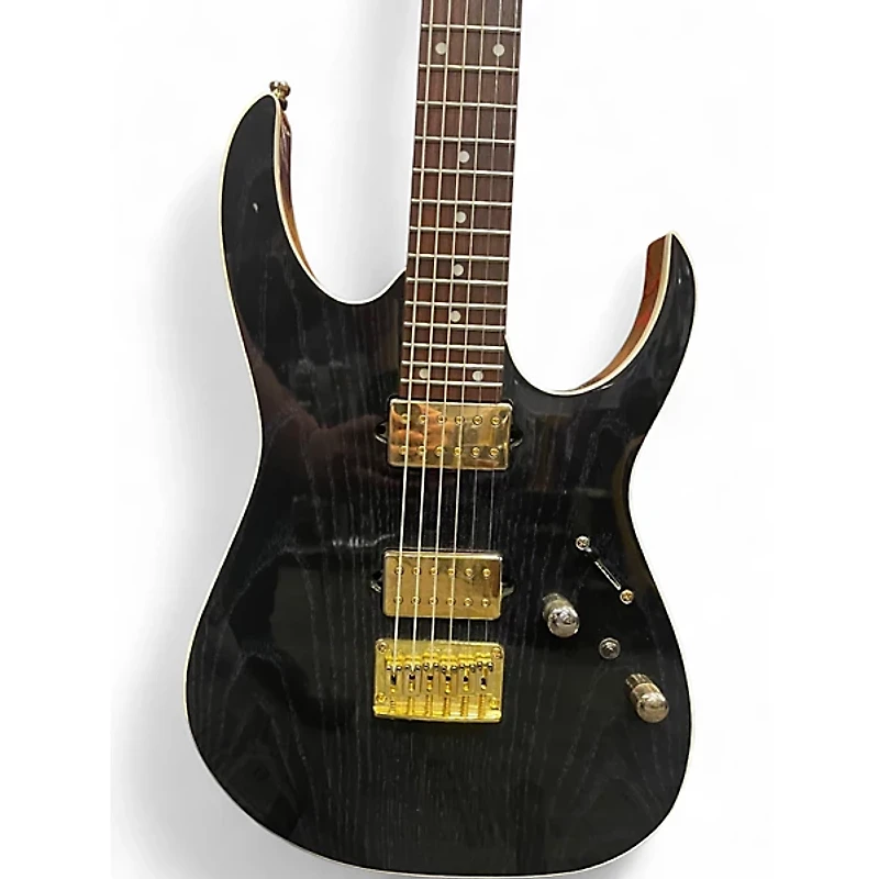 Used Ibanez RG421HPAH Trans Gray Solid Body Electric Guitar