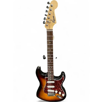 Used Squier Affinity Stratocaster 3 Color Sunburst Solid Body Electric Guitar