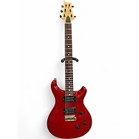 Used PRS CE24 Trans Red Solid Body Electric Guitar