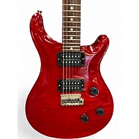 Used PRS CE24 Trans Red Solid Body Electric Guitar