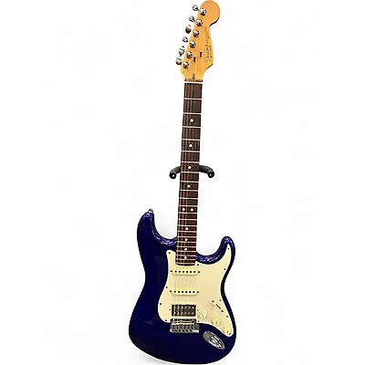 Used Fender American Standard Stratocaster HSS Midnight Blue Solid Body Electric Guitar
