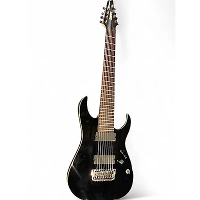 Used Ibanez RGIR28FE Iron Label 8 String Black Solid Body Electric Guitar