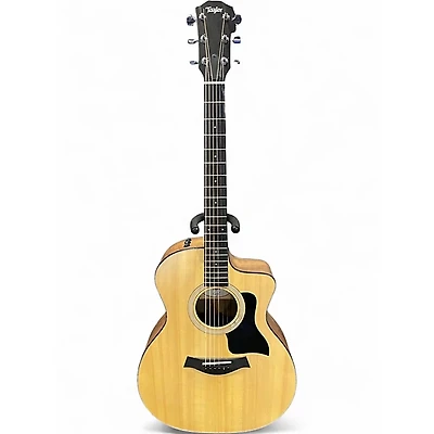 Used Taylor 114CE Natural Acoustic Electric Guitar