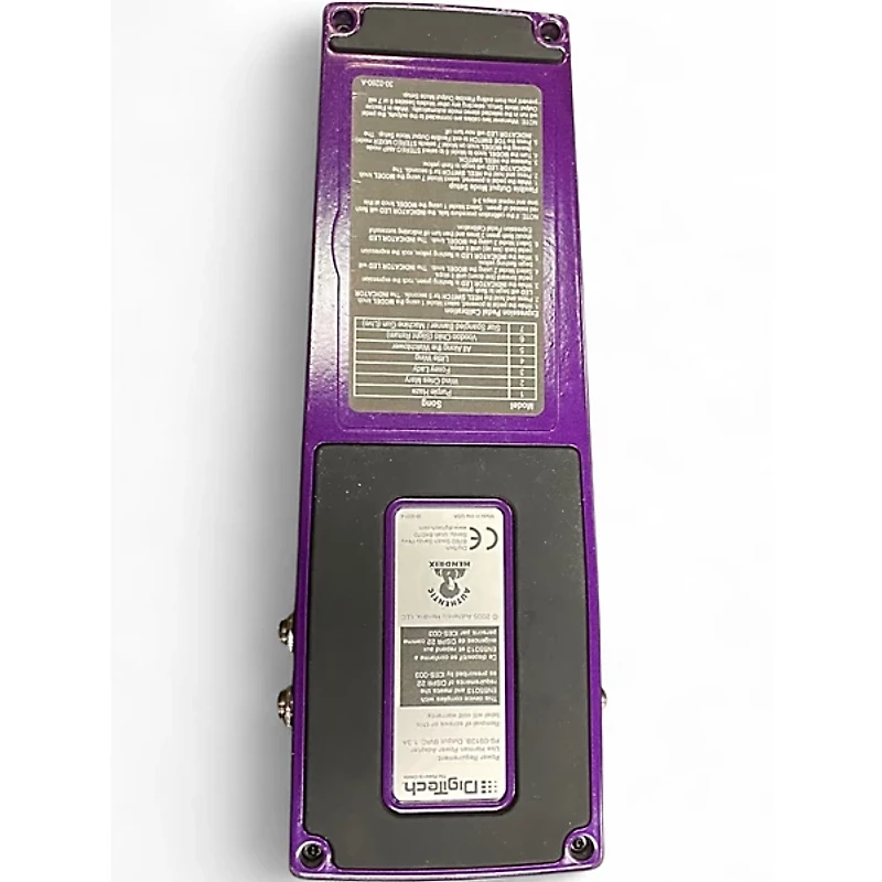 Used DigiTech JIMI HENDRIX EXPERIENCE WAH Effect Pedal