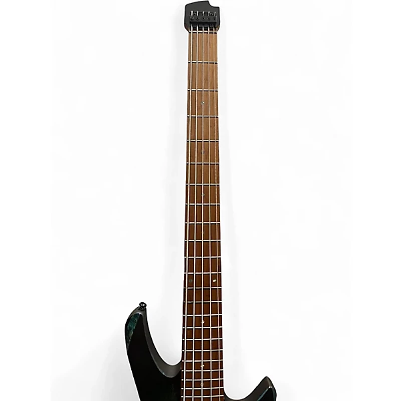 Used Cort Space 5 Green Electric Bass Guitar