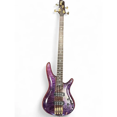 Used Ibanez SR2400 Purple Electric Bass Guitar