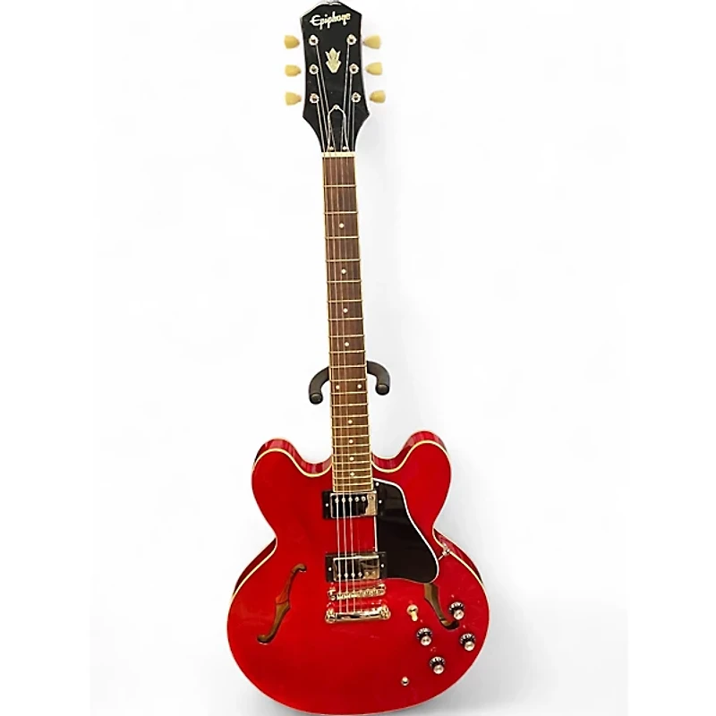 Used Epiphone ES-335 Cherry Hollow Body Electric Guitar