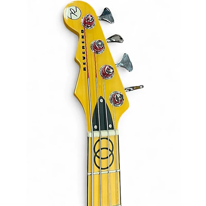 Used Reverend BRAD HOUSER FAT FISH Black Electric Bass Guitar