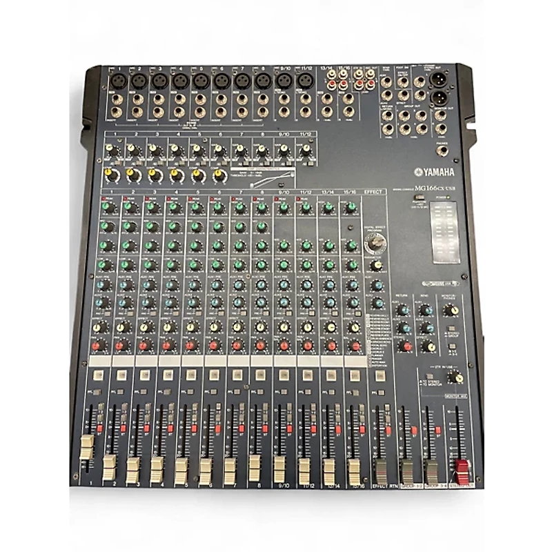 Used Yamaha MG166CXUSB Unpowered Mixer