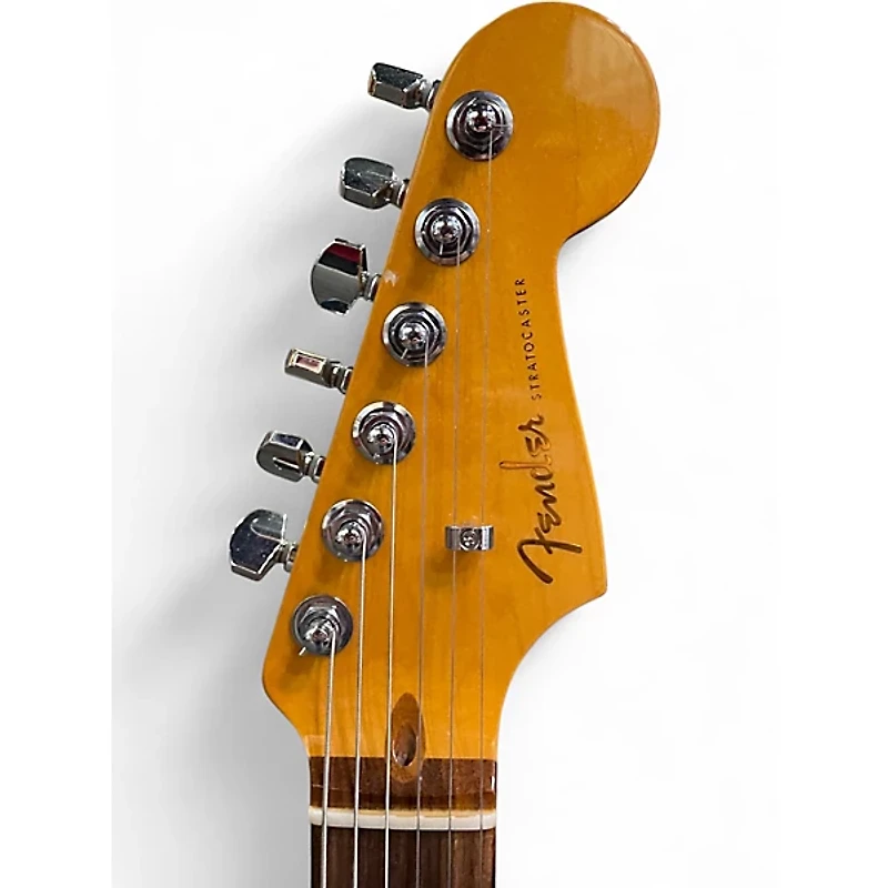 Used Fender American Ultra Stratocaster HSS Cobra Blue Solid Body Electric Guitar