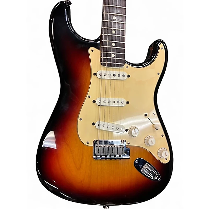 Used Fender AMERICAN STRATOCASTER 3 Tone Sunburst Solid Body Electric Guitar