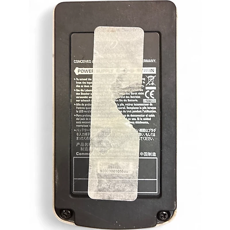 Used Behringer NR300 Noise Reduction Effect Pedal