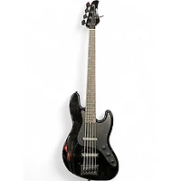 Used Schecter Guitar Research J-5 Black Electric Bass Guitar