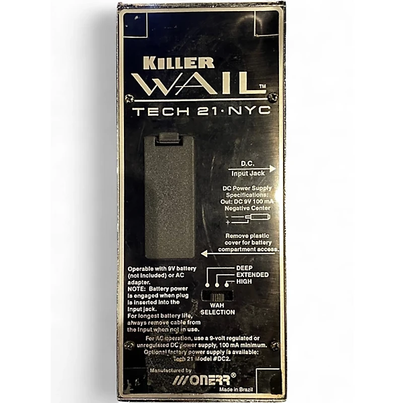 Used Tech 21 KILLER WAIL Effect Pedal