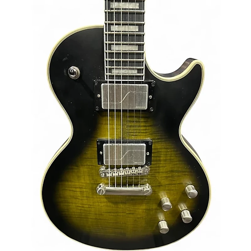 Used Epiphone Les Paul Prophecy GX Olive Tiger Solid Body Electric Guitar