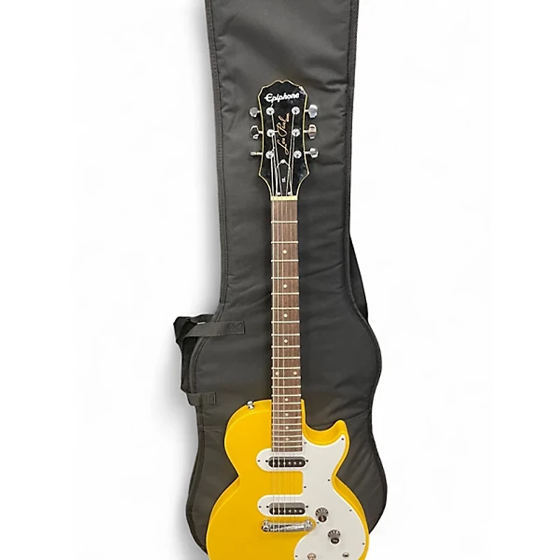 Used Epiphone Les Paul SL Yellow Solid Body Electric Guitar