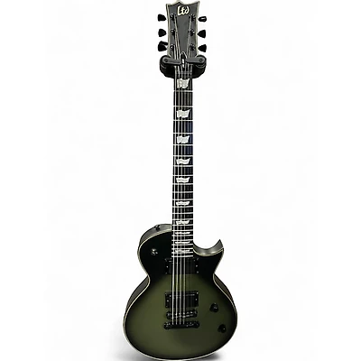 Used ESP LTD Bill Kelliher BK600 Military Green Solid Body Electric Guitar