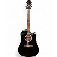 Used Takamine EG531SC Black Acoustic Electric Guitar