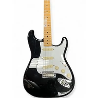 Used Fender Jimi Hendrix Stratocaster Black Solid Body Electric Guitar