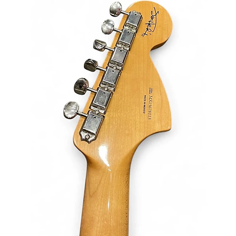 Used Fender Jimi Hendrix Stratocaster Black Solid Body Electric Guitar