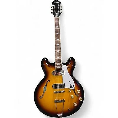 Used Epiphone Casino Hollowbody 2 Color Sunburst Hollow Body Electric Guitar