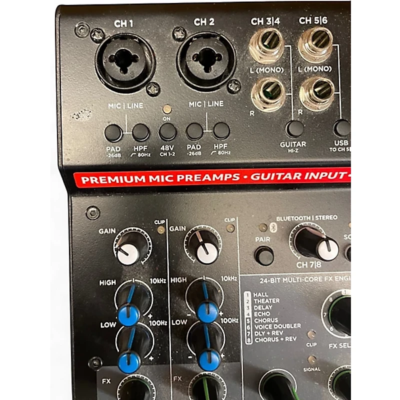 Used Harbinger LX8 Unpowered Mixer