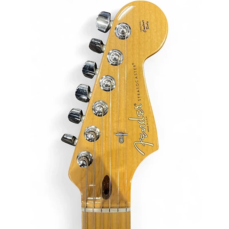 Used Fender American Standard Stratocaster 3 Tone Sunburst Solid Body Electric Guitar