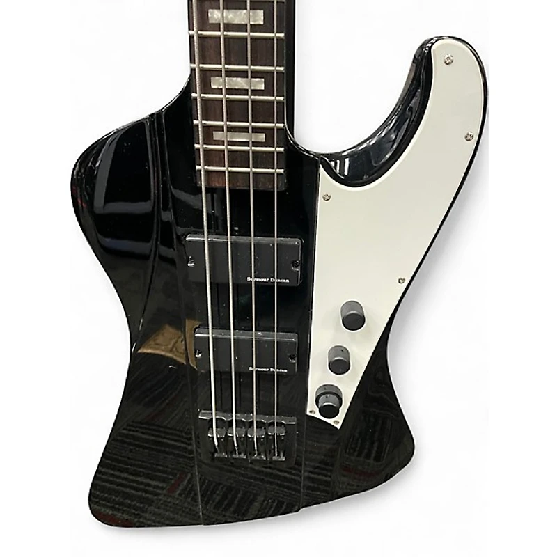 Used DBZ Guitars Hailfire Black Electric Bass Guitar