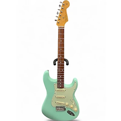 Used Fender Vintera 60s Stratocaster Surf Green Solid Body Electric Guitar