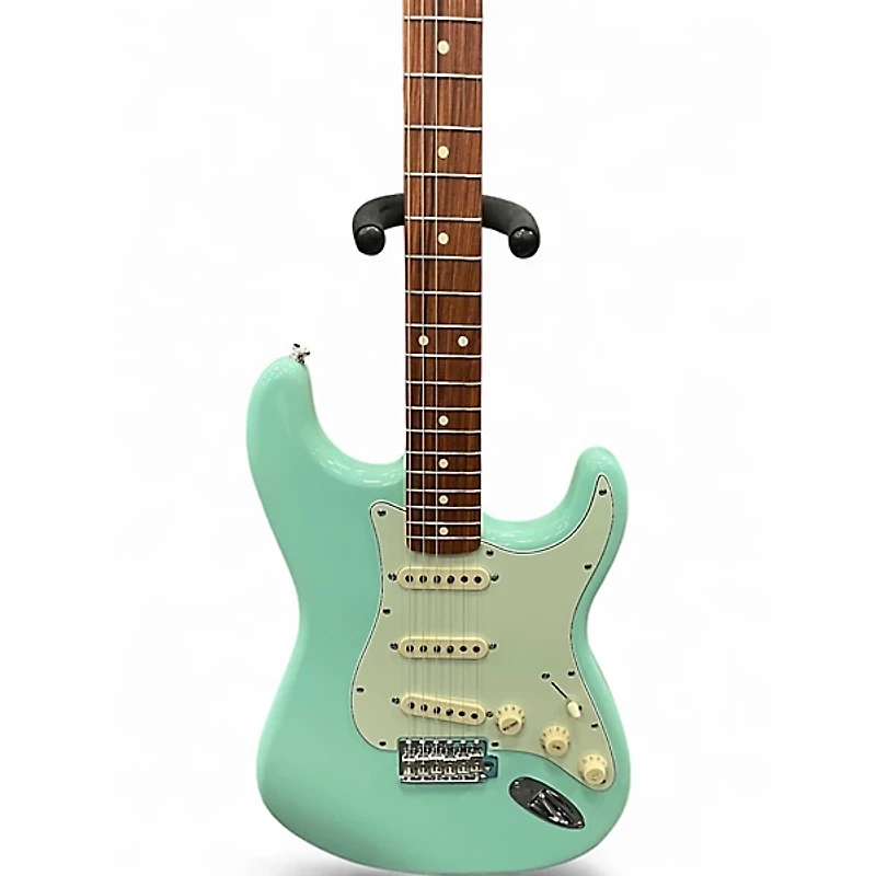 Used Fender Vintera 60s Stratocaster Surf Green Solid Body Electric Guitar