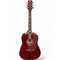 Used Keith Urban BLACK LABEL PLATINUM Red Acoustic Electric Guitar