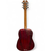 Used Keith Urban BLACK LABEL PLATINUM Red Acoustic Electric Guitar