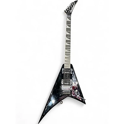 Used Jackson RHOADS PRO SERIES RR Black Solid Body Electric Guitar