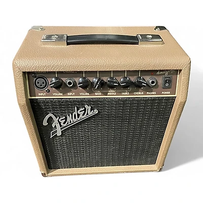 Used Fender Acoustasonic 15 Acoustic Guitar Combo Amp