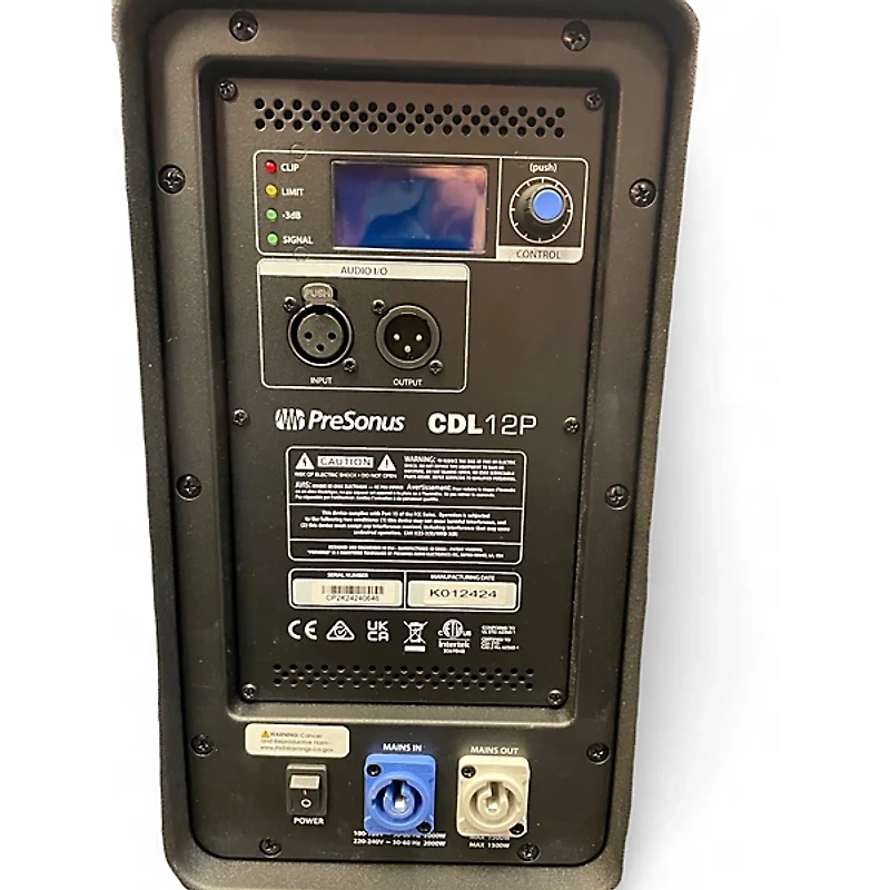 Used PreSonus CDL12P Powered Speaker