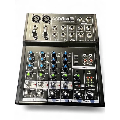 Used Mackie Mix8 Unpowered Mixer