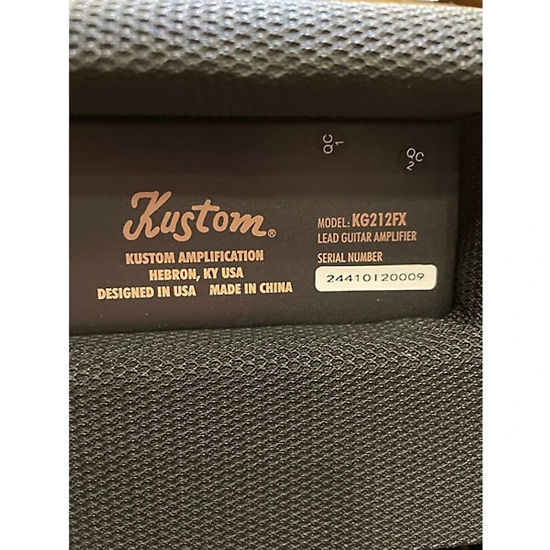 Used Kustom KG212FX Guitar Combo Amp