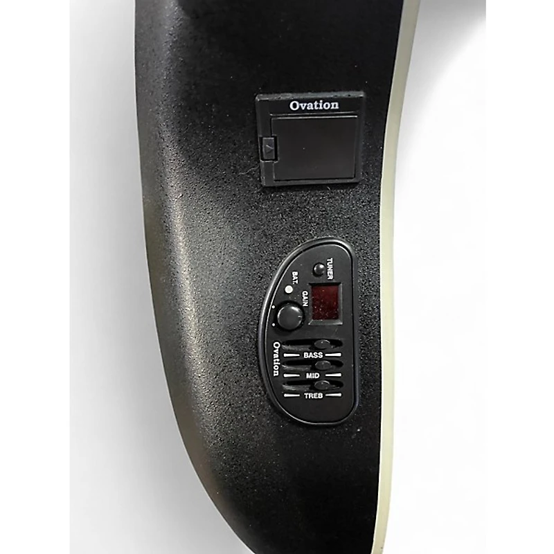 Used Ovation CS24 Black Acoustic Electric Guitar