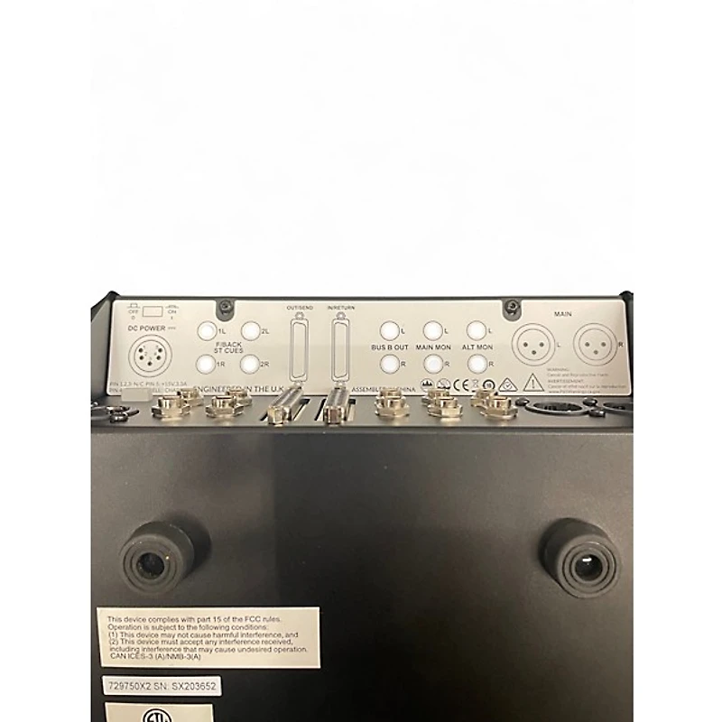 Used Solid State Logic SIX Powered Mixer