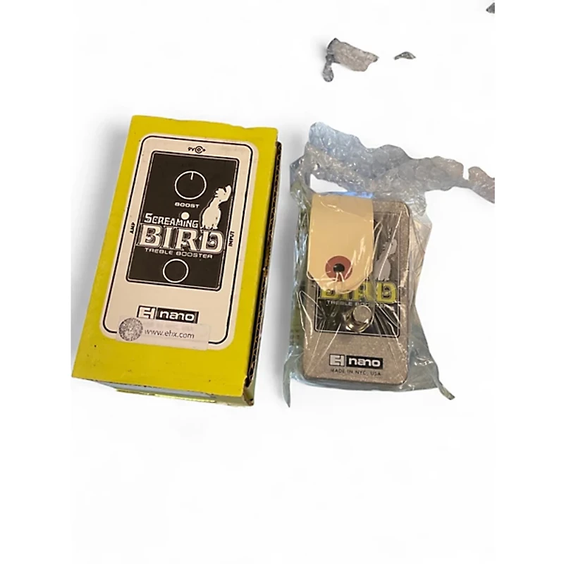 Used Electro-Harmonix Screaming Bird Treble Booster Effect Pedal