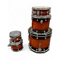 Used DW 5 Piece Design Series Tobacco Burst Drum Kit