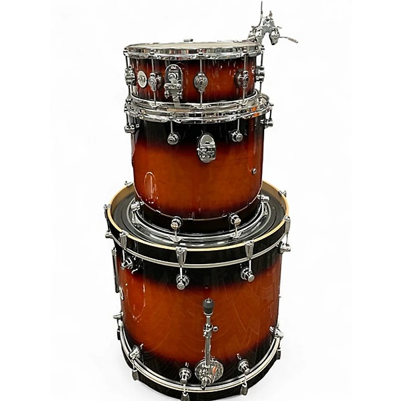 Used DW 5 Piece Design Series Tobacco Burst Drum Kit