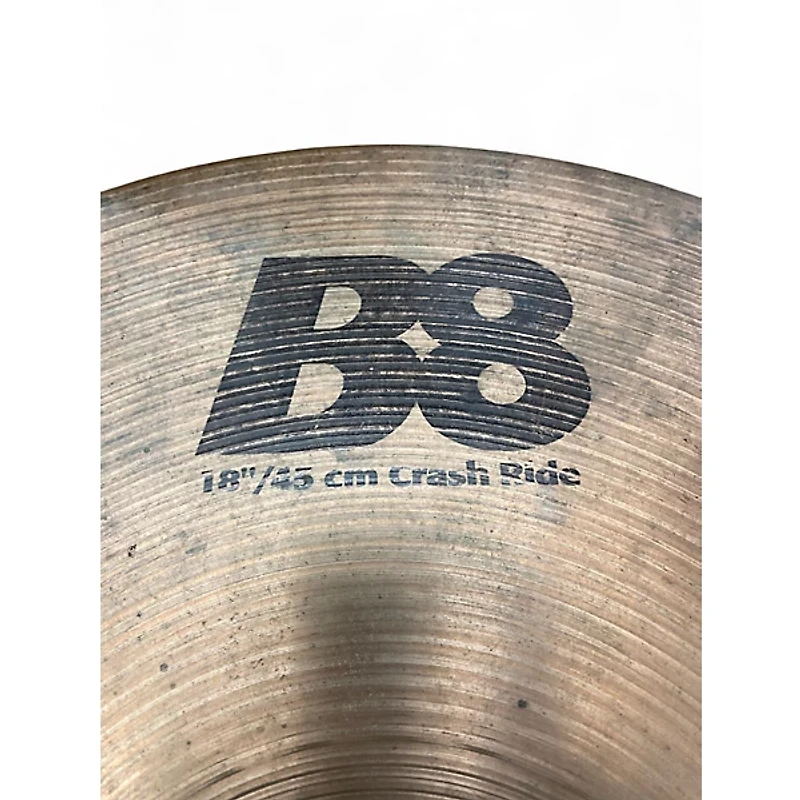 Used SABIAN 18in B8 Crash Ride Cymbal