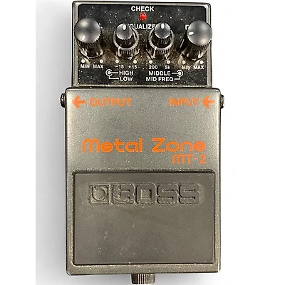 Used BOSS MT2 Metal Zone Distortion Effect Pedal