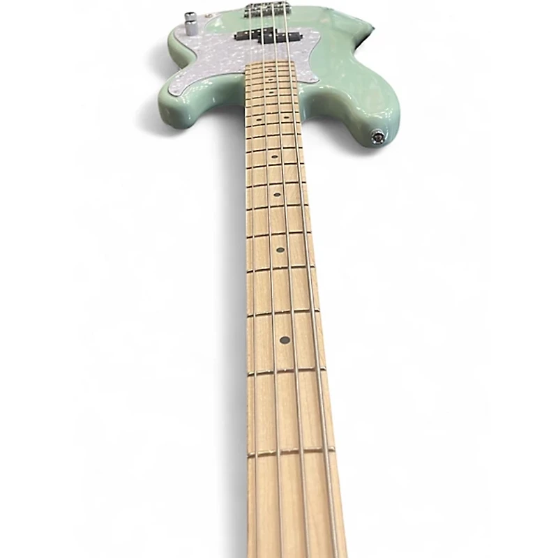 Used Squier Precision Bass Mint Green Electric Bass Guitar